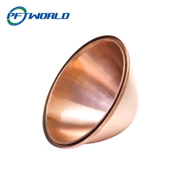 O titânio do GV girou as peças de metal, peças carimbadas de aço inoxidável de Electropolished