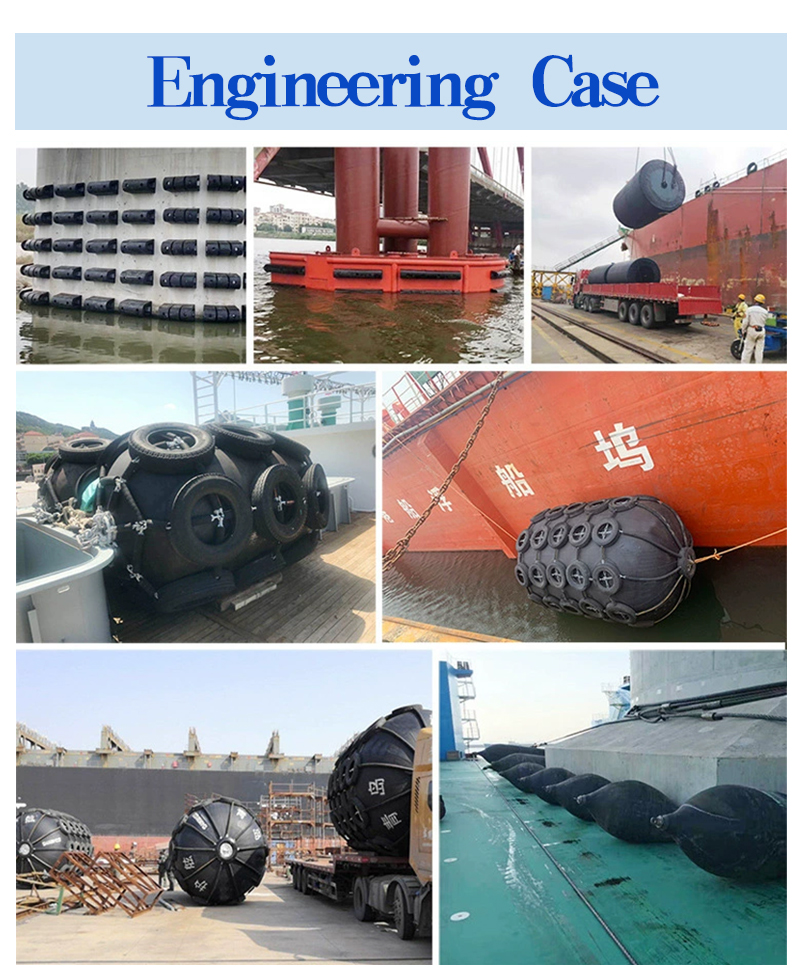 High Quality D3000 L5000 Yokohama Fender Marine Rubber Fender Factory Customizable High Durability Collision Defense Feature