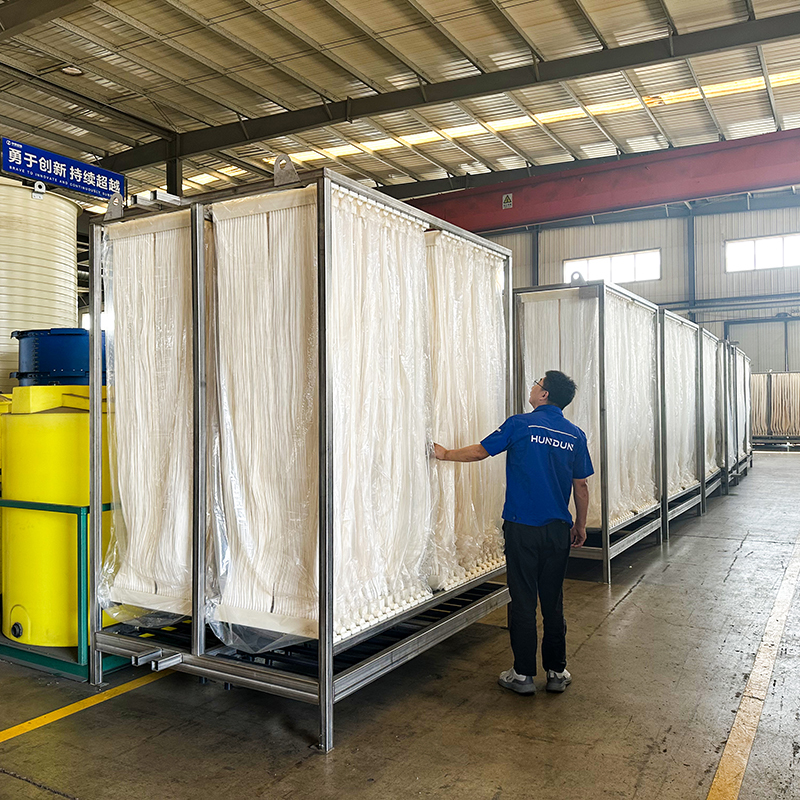 Anti-Fouling PVDF Hollow Fiber MBR Membrane Module with 0.1 Micron Filtration Precision and Outside-In Suction for Wastewater Treatment
