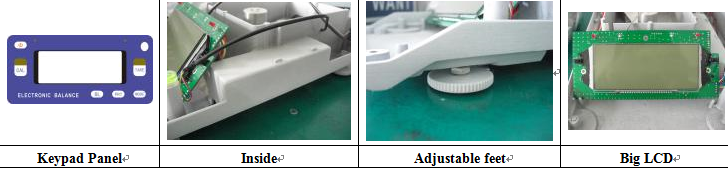 5000g / масштаб баланса лаборатории точности 0.01г химический