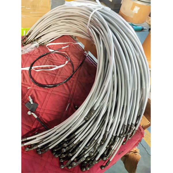 SAE J1401 AN3 Brake Hose Components PU / PVC Cover With Banjo Fittings