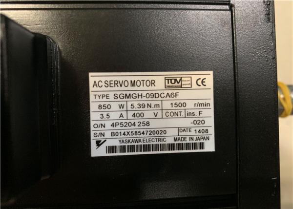 Servo motor industrial 1500RPM de motor bonde de SGMGH-09DCA6F Yaskawa