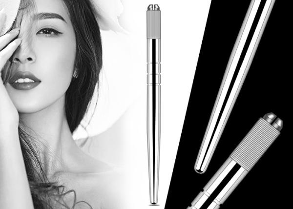 3D Embroidery Heavy Silver Manual Tattoo Pen Eyebrow Hairstroke Microblading Pen