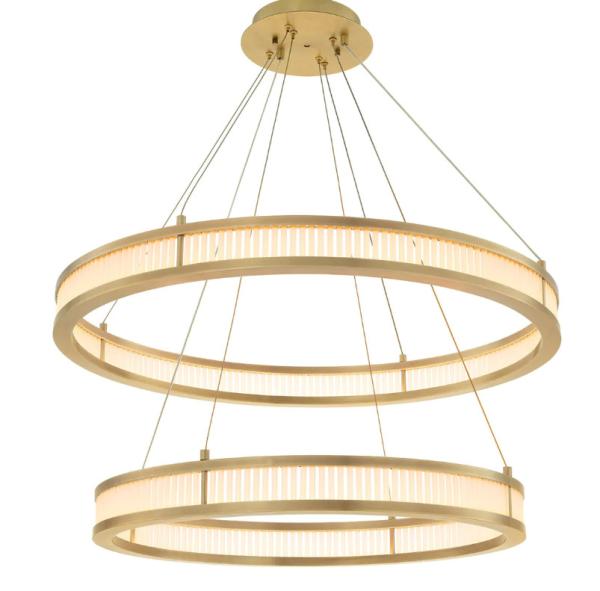 Plafond de luxe contemporain Lustre moderne pour salle à manger et salon Dimension ø 85 x H. 8 cm