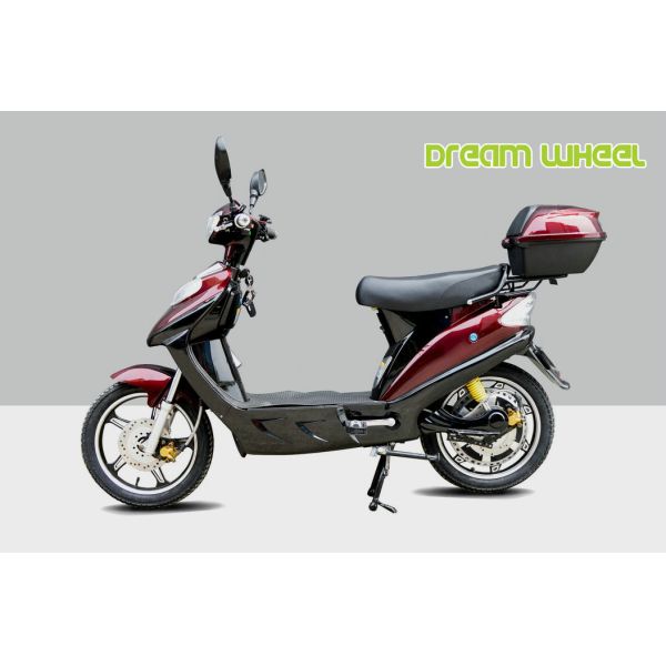 72V 500W Pedal Assisted Electric Scooter , Electric Moped Scooter With Pedals