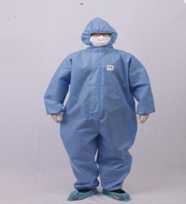 Level 4 Sterile Disposable Cpe Isolation Gown Fluid Resistant