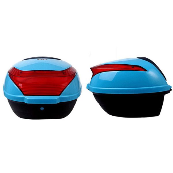 Plastic Motorcycle Delivery Box For Honda Back Colored 33 * 37 * 25 Cm Size