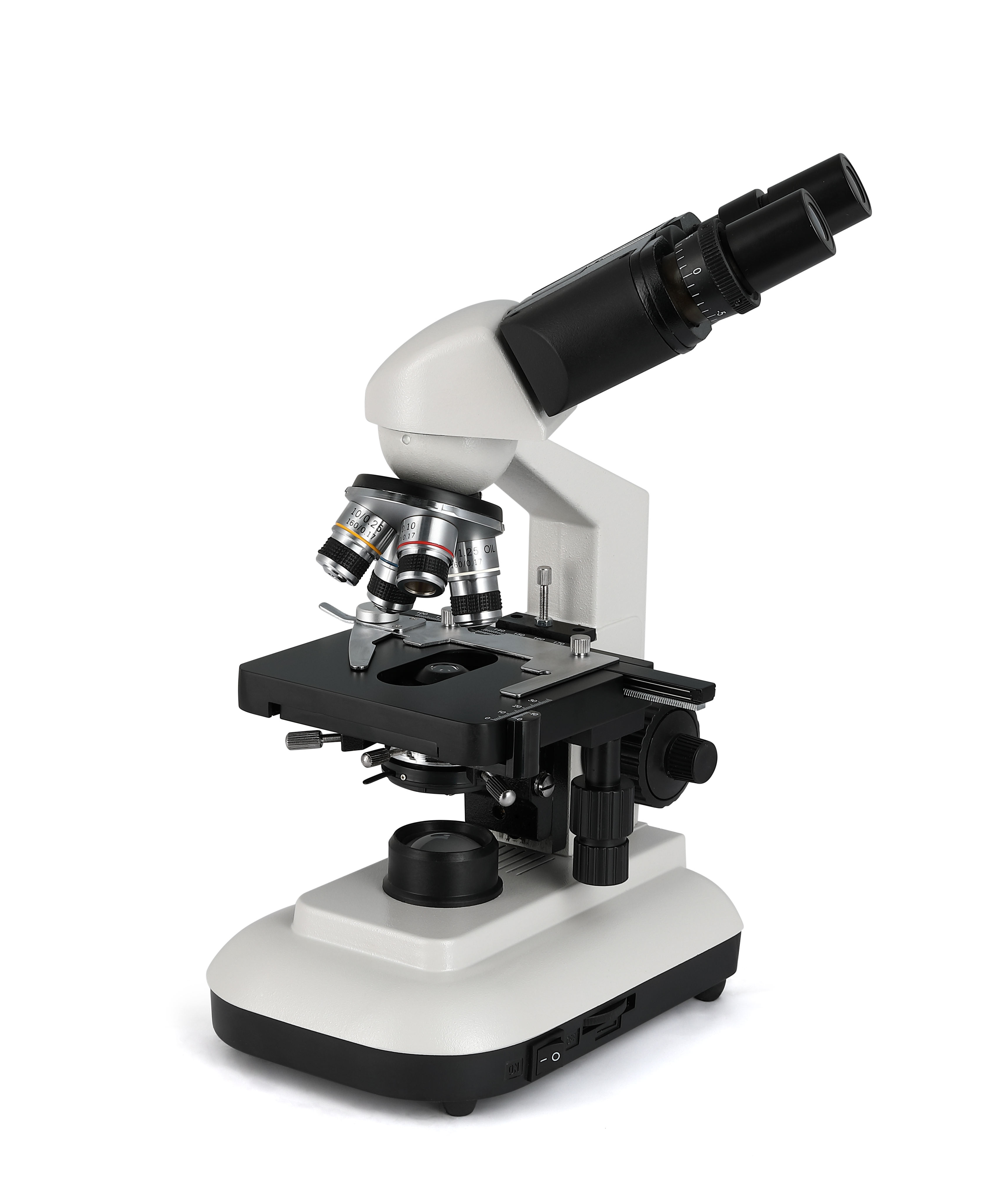 Professional Biological Microscope Binocular & Trinocular with 100X Oil Lens for Lab Teaching
