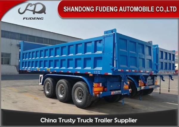 China manufacture 3 axles 25 cubic meters dump trailer for Africa