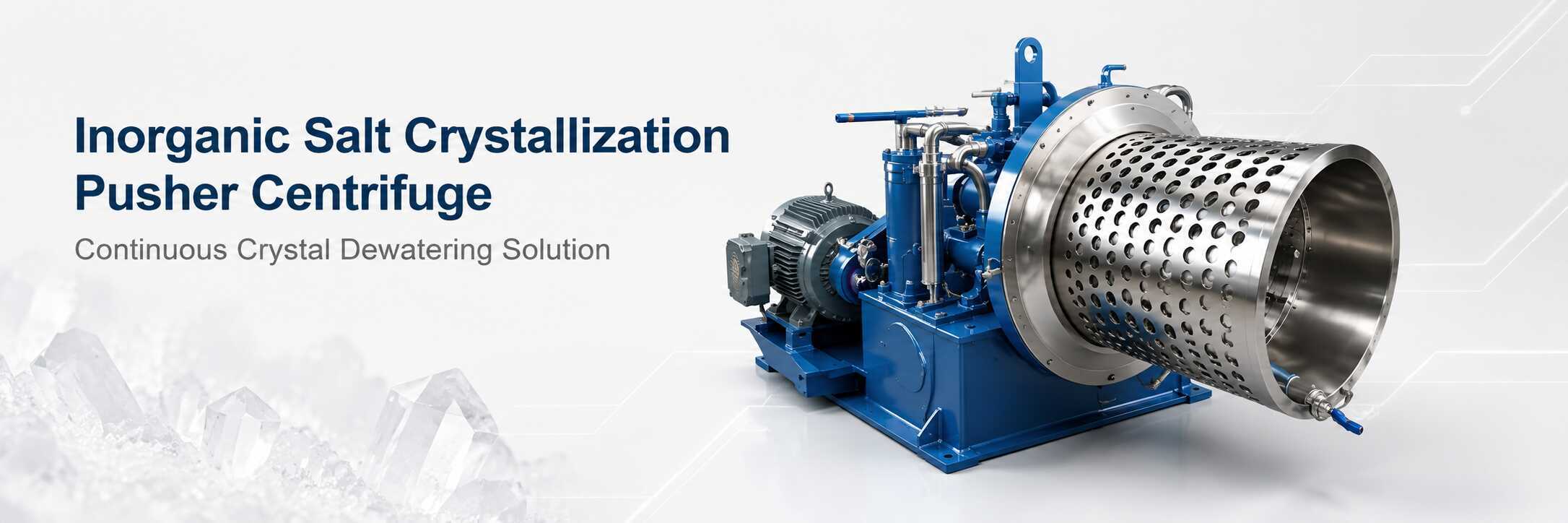 Inorganic Salt Crystallization Pusher Centrifuge