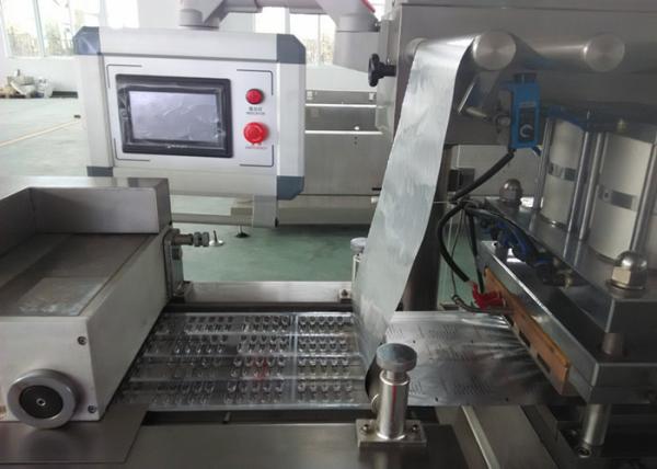 ALU PVC Package Line High Speed Blister Packing Machine For 80 Cutting Per Min at max