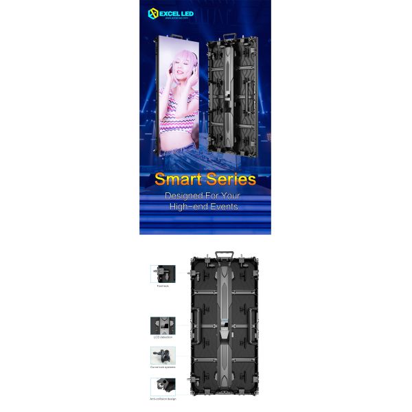 HD Waterproof Indoor Rental Led Display Screen Full Color Billboard Advertising P4.81