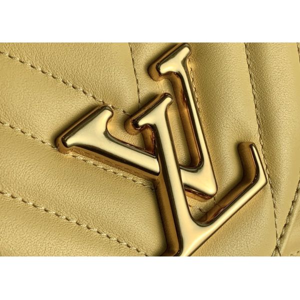 19cm Womens Yellow Leather Multi Pochette Crossbody Bag With Coin Purse