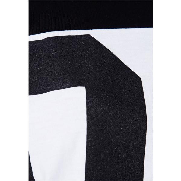 Vestido longo fraco do basebol da camisa do Longline T das mulheres da forma com impresso