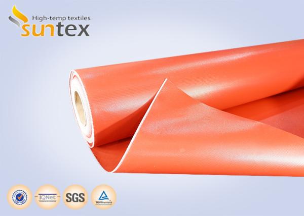Pano revestido da fibra de vidro do silicone do combustível Resistance17oz da resistência de óleos da resistência da graxa para a tampa da isolação