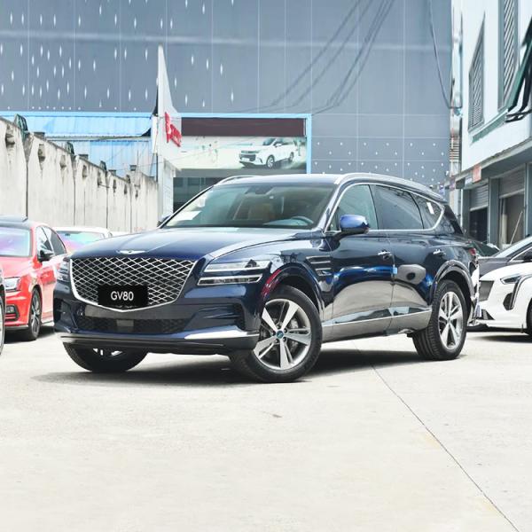 Hunday Hyun-dai Genesis GV80 Coche eléctrico NEDC 625km LED Sedan cuero personalizado Turbo oscuro ACC hecho vehículo energético