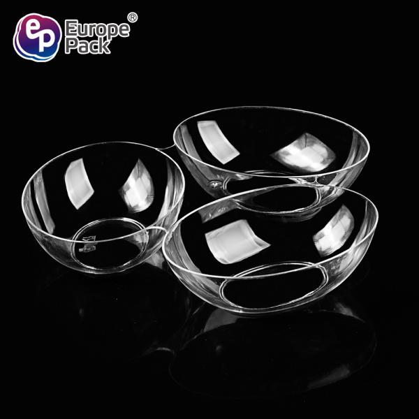2019 New style 3 compartments clear plastic tray nut fruits tray