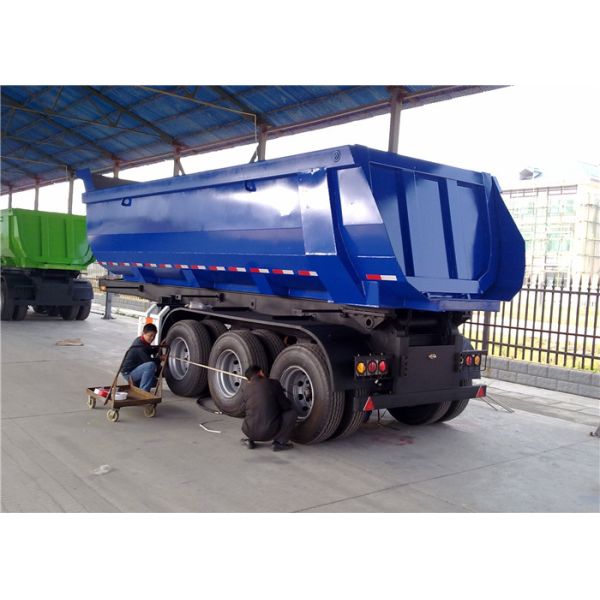 40 Ton Self Dumper Heavy Truck Trailer Rear U Shape Tipper Dump Tipping Truck Semi Trailer