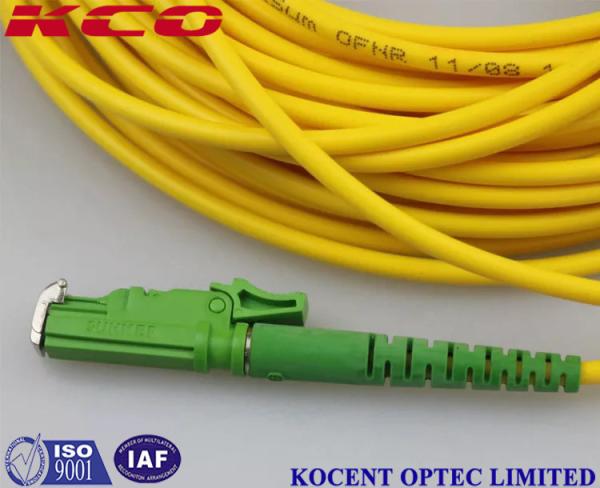 E2K APC UPC SM 9/125 Fiber Optic Patch Cord , Optical Fiber Jumper 10m 20m 50m 100m