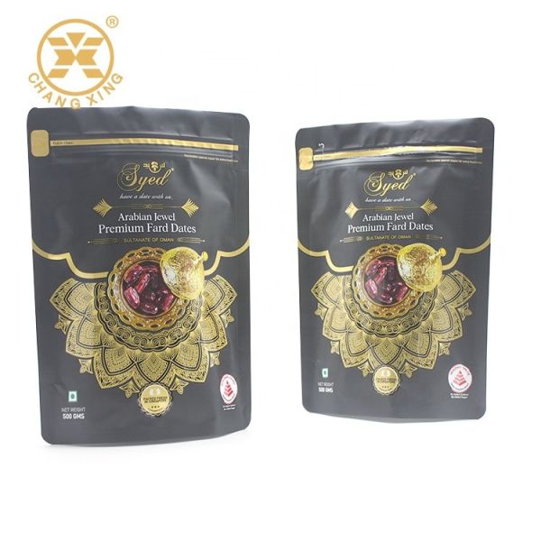 0.5kg 1kg Dried Food Packaging Bag Tea Candy PET Aluminum Foil Zip Lock Stand Up Pouch