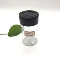 pots en plastique de l'épice 200ml avec le couvercle de dessus de dispositif trembleur pour l'emballage de sel et de poivre