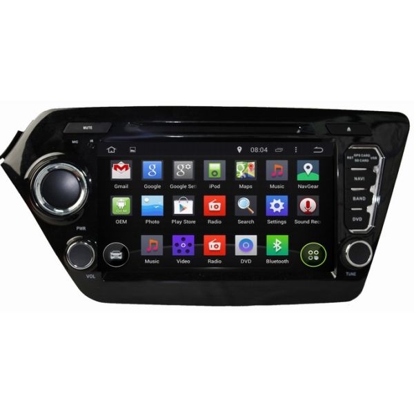 Ouchuangbo Car GPS Sat Nav 3G Wifi Touch Screen for Kia K2 /RIO 2011-2012 DVD Radio Bluetooth SWC OCB-8044D