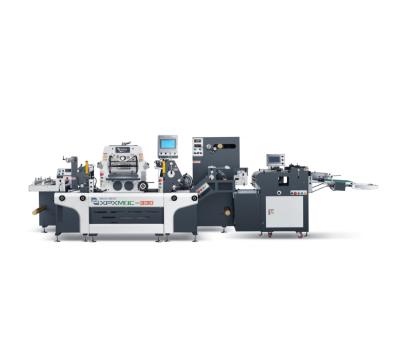 Flatbed Die Cut Label Machine One Station Barcode Sticker Die Cutting Machine