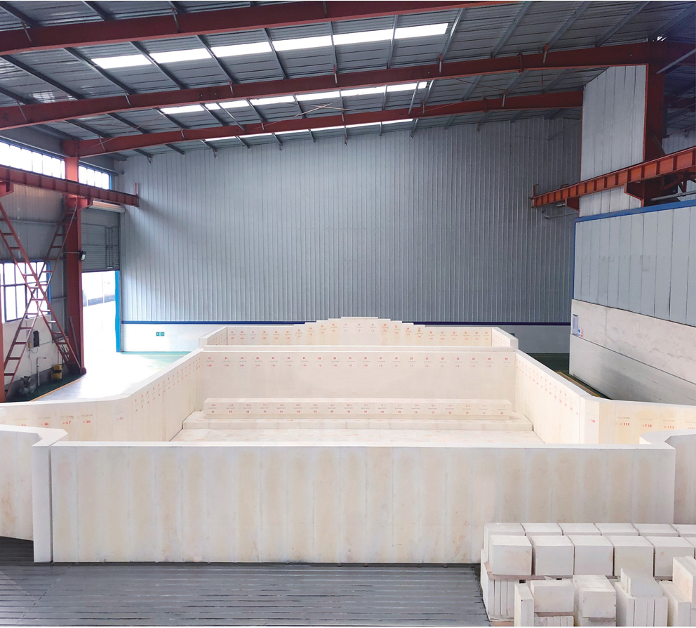 Contenido de MgO en el horno de vidrio en % Material de zirconio corindón fundido Bloque de burbujas de ladrillo