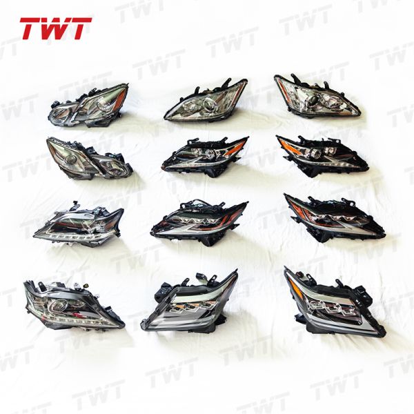TWT Auto Parts Wholesale Automobile Lighting Systems Car Headlamps Head Lamp Front Light Halogen Xenon Headlights for Toyota