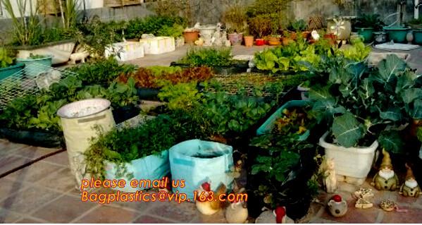 7 Gallon Grow Bags /Aeration Fabric Pots w/Handles (Black),Breathable Non-woven plant pots with handles 40 gal grow bags