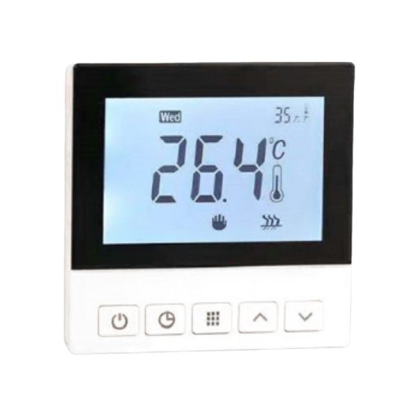 Weekly Programmed Smart Thermostat With Boiler Linkage With Children'S Lock