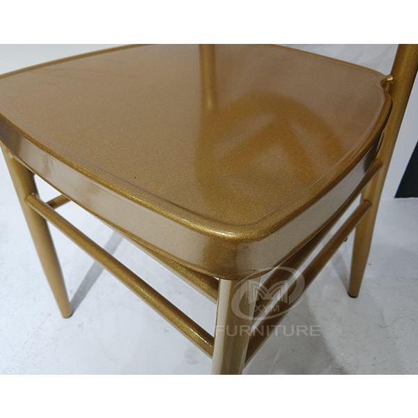 Hotel Furniture Metal Gold Chiavari Chairs Banquet Events Wedding Reception Chairs