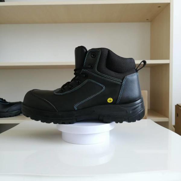Chaussures de sécurité en Kevlar avec semelle intermédiaire en cuir véritable pour travaux de sécurité OEM