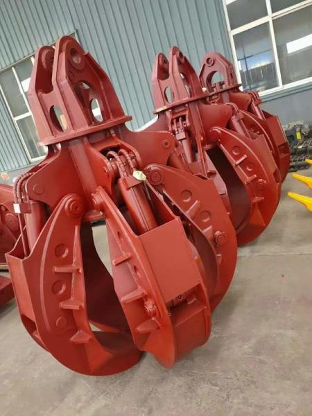 5 Tonne Excavator Attachments Electro Rotating Hydraulic Grab Bucket
