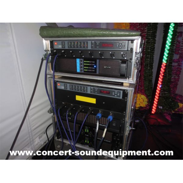 Hgh Power Nightclub Sound Equipment / Light Weight 4x1300W Amplifier FP 10000Q