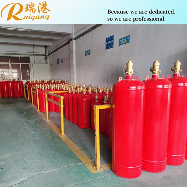 100L Capacidade FM 200 cilindros Parede de cilindro vermelho Com pressão de armazenamento de 2,5MPa
