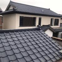 Carreaux de toits japonais résistants au gel pour les structures en béton, bois ou acier