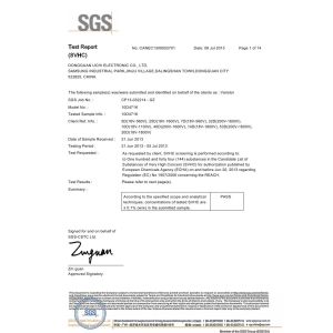 Guangdong Uchi Electronics Co.,Ltd Certifications