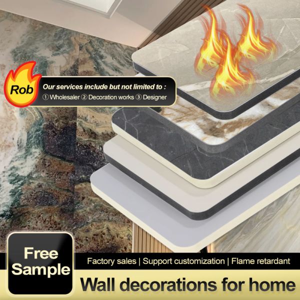 Современная высокоблестящая мраморная плита панель роскошный стенный декор Бамбуковая кристаллическая доска