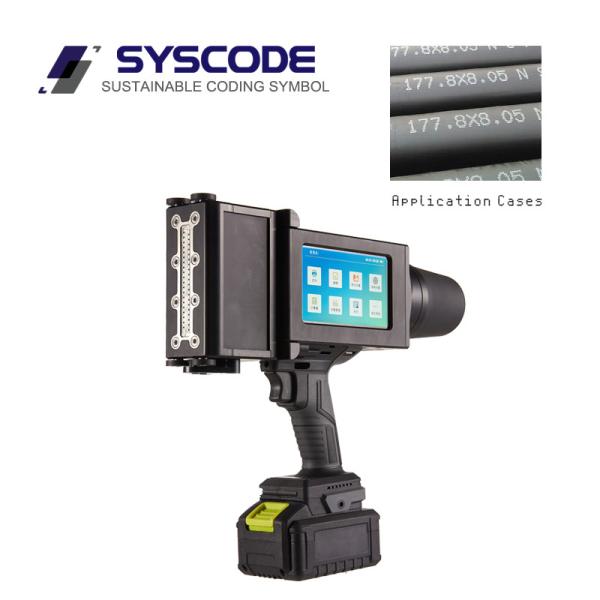 Portable Handheld Large Character Inkjet Printer for Metal Pipes