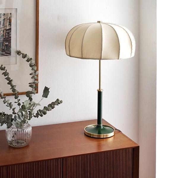European Style Fabric Table Lamps For Living Room Bedroom Study bed side table lamp(WH-MTB-142)
