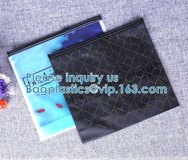 Slider Handle, Portable Travel Luggage Pouch, Clothes Storage Bag, Organizer, Vinyl Storage Bags, Dual Zippers