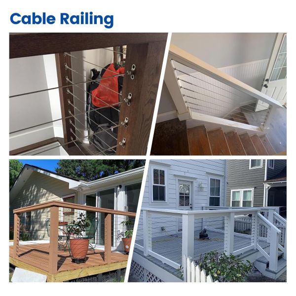 High Tensile Strength Swage Stud with Fatigue and Wind Rain Resistance for Cable Railing Hardware