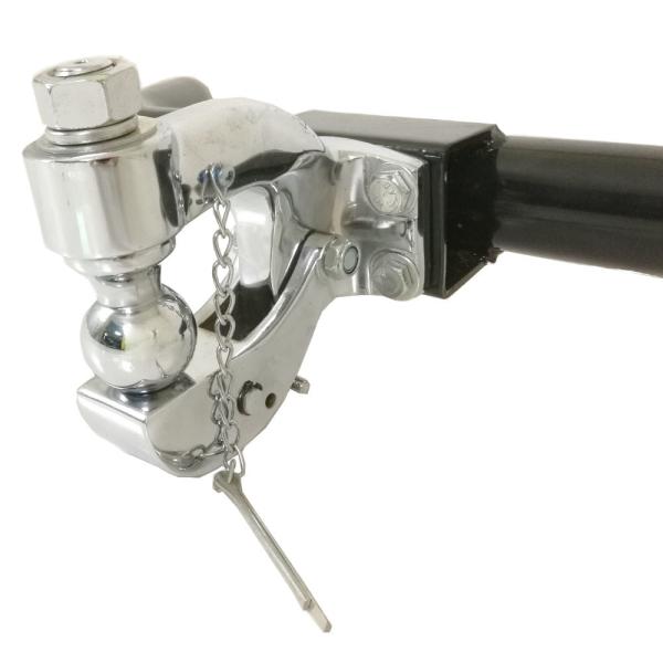 Heavy Duty Truck Hitch Receiver Adjustable Ball Mount Trailer Drop Hitch Receiver