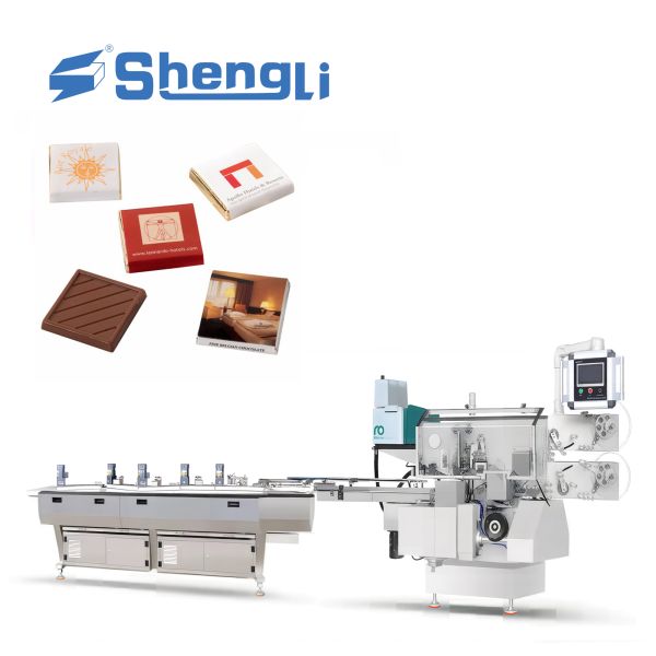 8.0KVA chocolate bar packing machine with wrapping speed 260 ppm engineered to enhance chocolate bar packaging efficiency