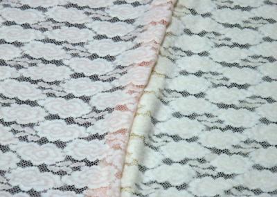 Elegant Colored Breathable Brushed Jacquard Lace Fabric For Women