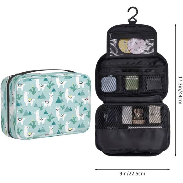 Travel Bag Cactus And Mountains Hanging Toiletry Bag School Office Makeup Bag