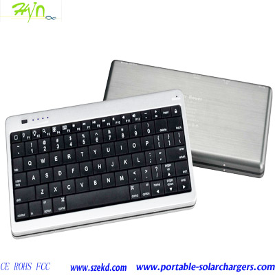 Bluetooth Keyboard Protable Mobile Phone Charger Station 10000mAh Polymer Batteries