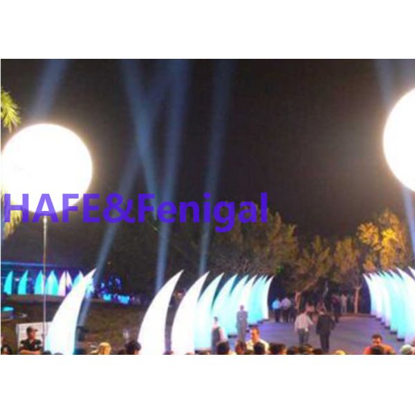 Воздушный шар луны внутреннего выставочного зала раздувной освещает театр СИД вися 600W 160cm