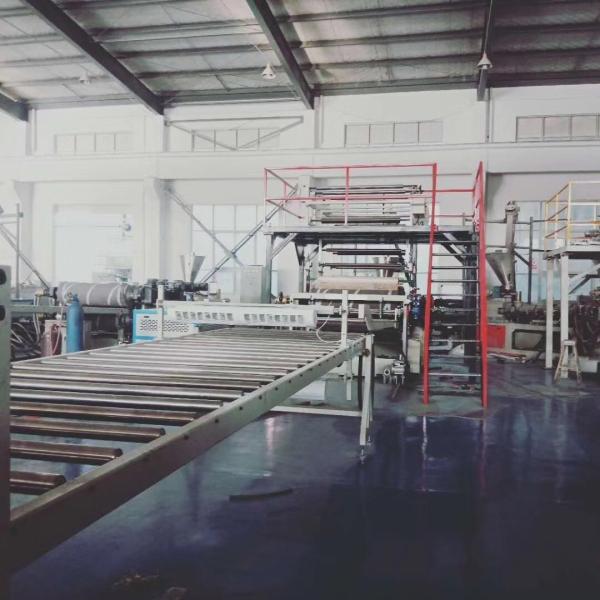 400 kg/h Máquina de fabricação de folhas de PVC 80/156 Linha de produção de folhas de PVC